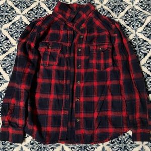 Red/blue flannel shirt